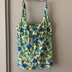 NWOT Land’s End Underwire Tankini Size 14
